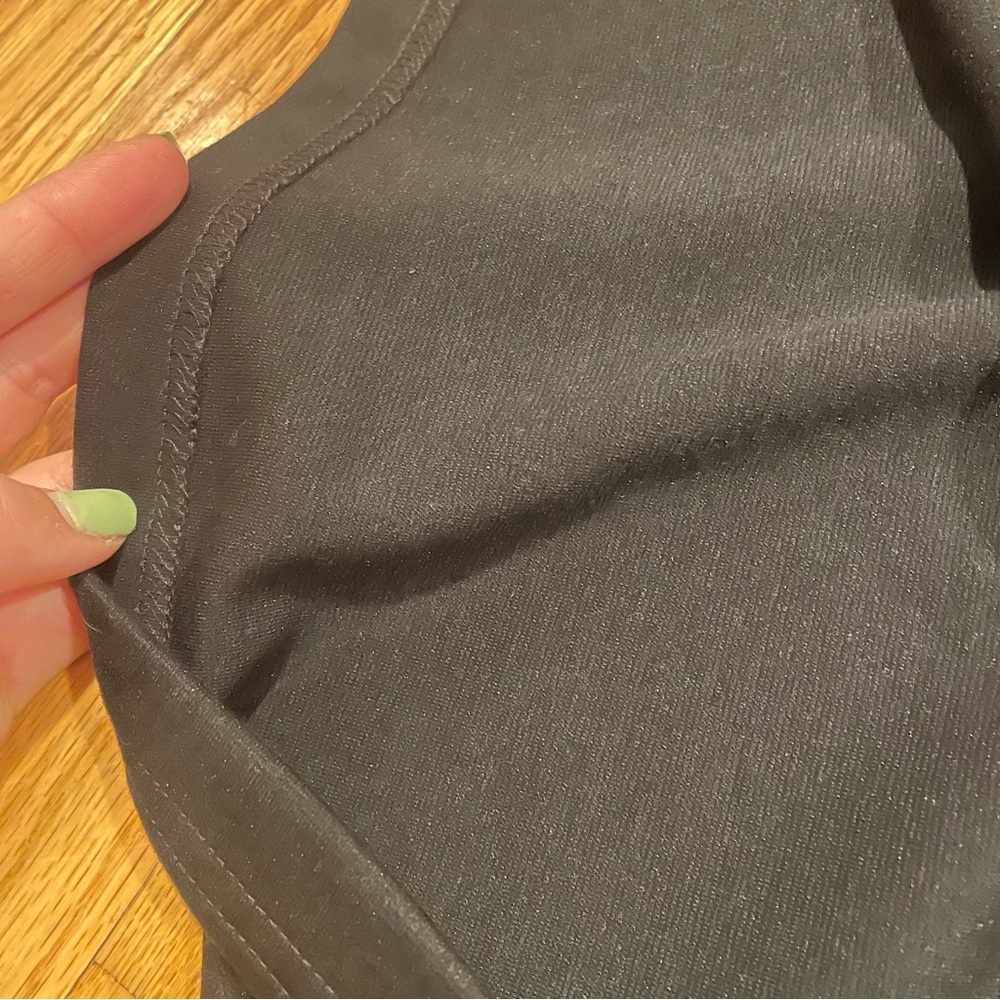 2for$30 90s Sugar Basic Black Stretchy A-Line Mid… - image 5